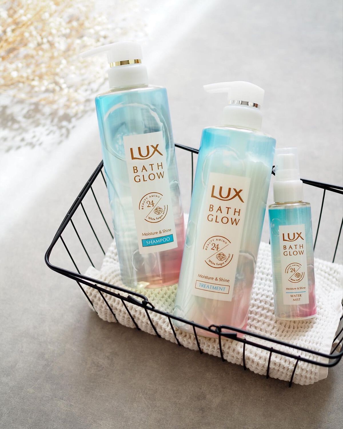 バスグロウ モイスチャー&シャイン シャンプー／トリートメント/LUX/市販シャンプーを使ったクチコミ（1枚目）