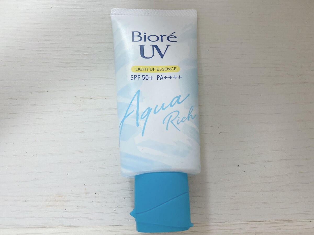 ビオレUV アクアリッチ ライトアップエッセンス/ビオレ/日焼け止めクリームを使ったクチコミ(1枚目)