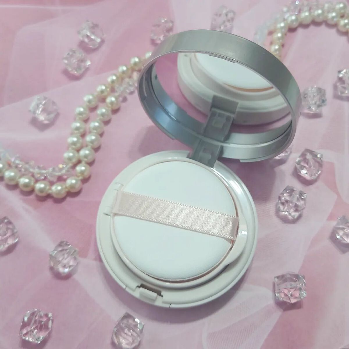 リンクルホワイトクッションファンデーション/コラリッチ/クッションファンデーションを使ったクチコミ（2枚目）