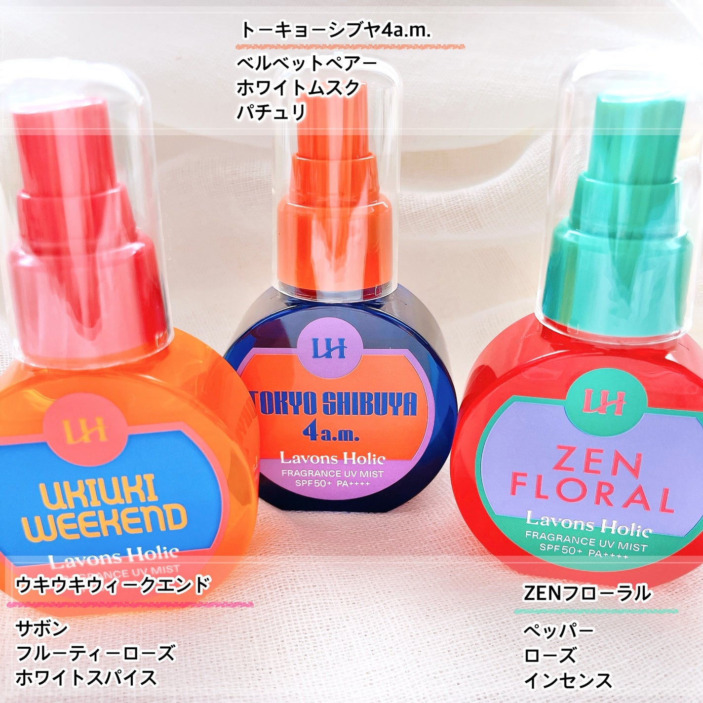 香ルUVミスト トーキョーシブヤ/ラボンホリック/日焼け止めミスト・スプレーを使ったクチコミ(2枚目)