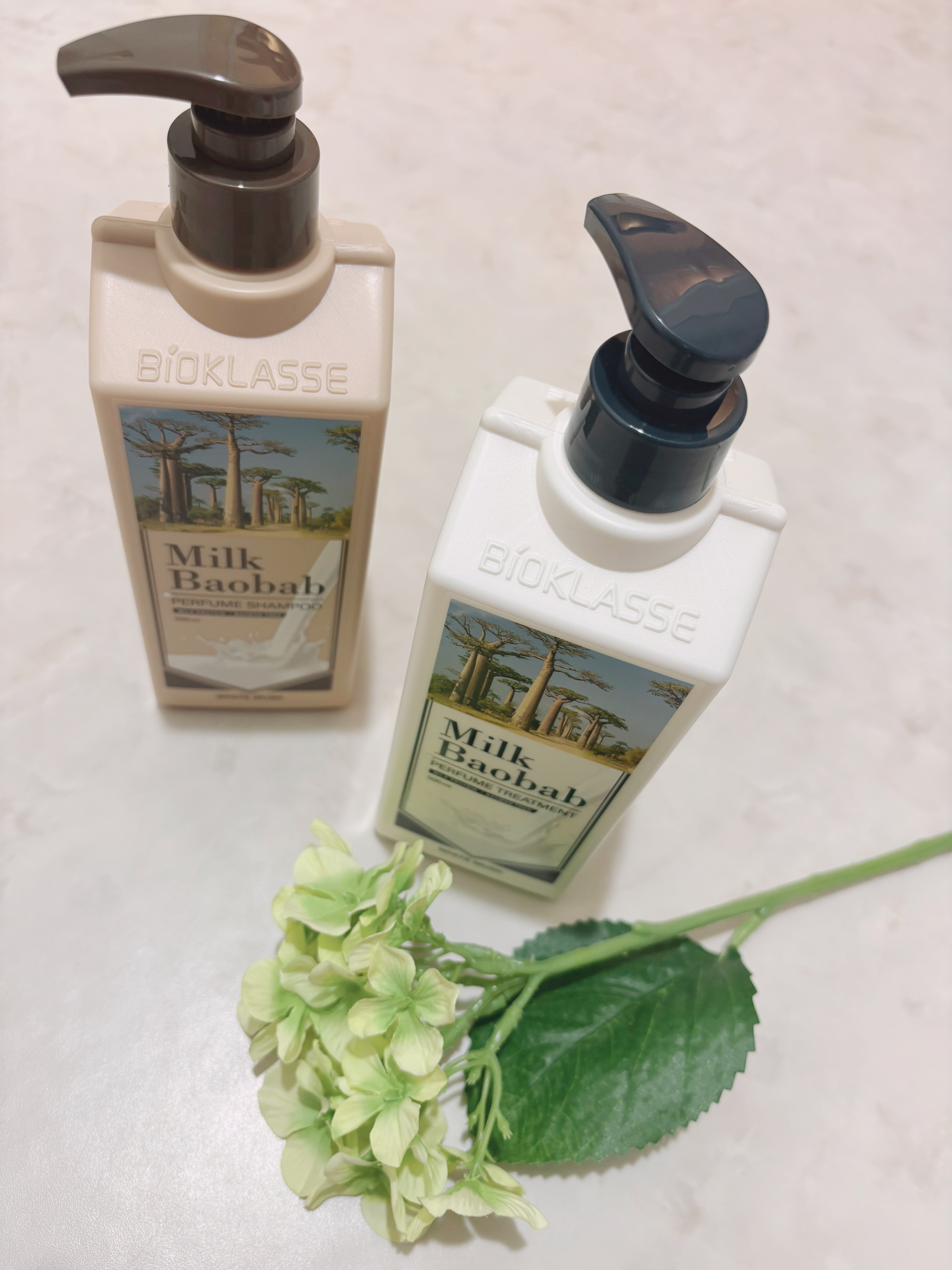 パフュームシャンプー/トリートメント (ホワイトムスク)/ミルクバオバブ/市販シャンプーを使ったクチコミ（2枚目）