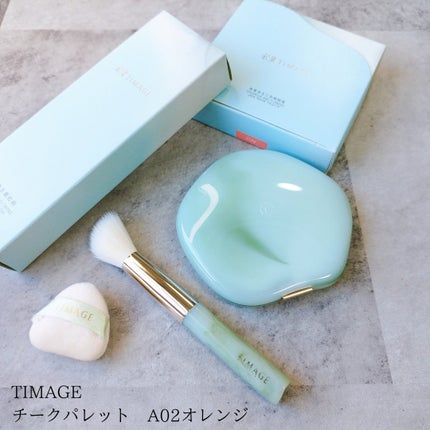 TIMAGE 3色チークパレット/TIMAGE/パウダーチークを使ったクチコミ(6枚目)