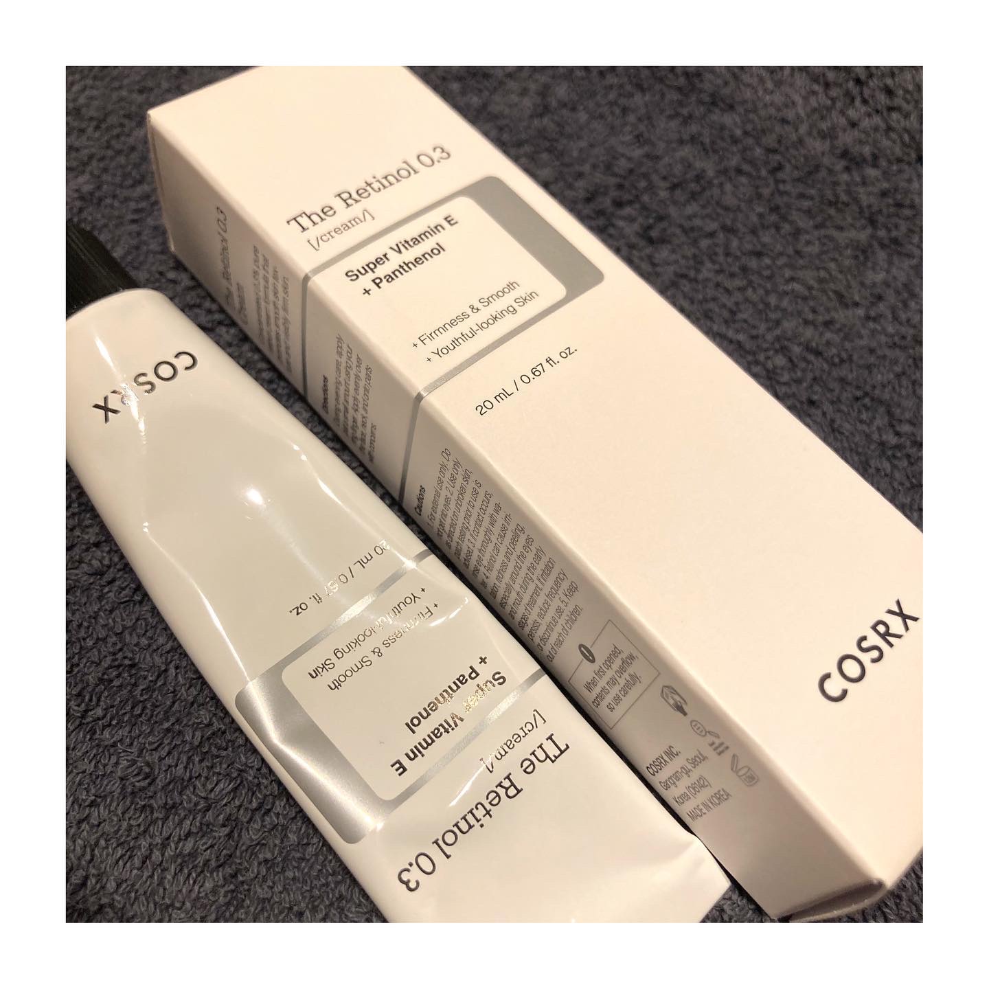 RXザ・レチノール0.3クリーム/COSRX/フェイスクリームを使ったクチコミ（1枚目）