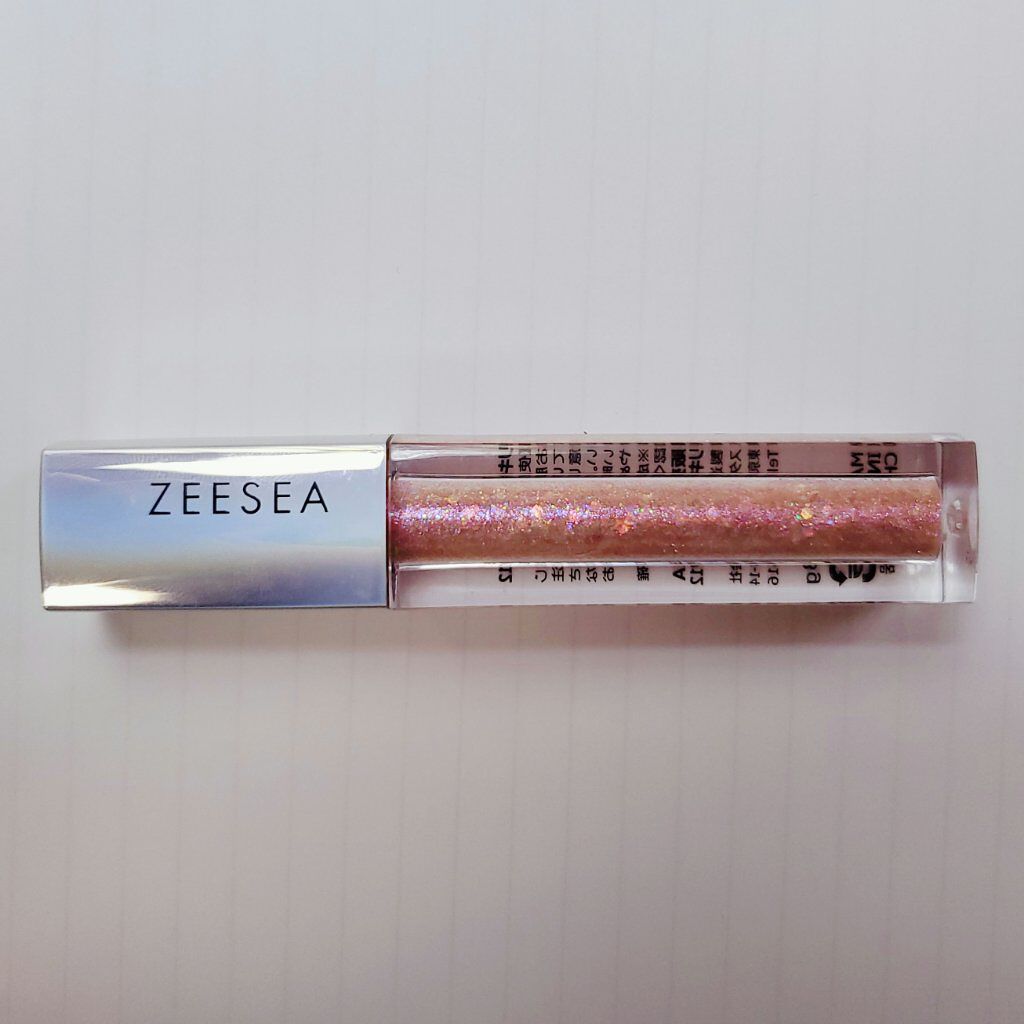 ダイヤモンドシリーズ 星空リキッドアイシャドウ 12白桃ソーダ/ZEESEA/リキッドアイシャドウを使ったクチコミ（1枚目）