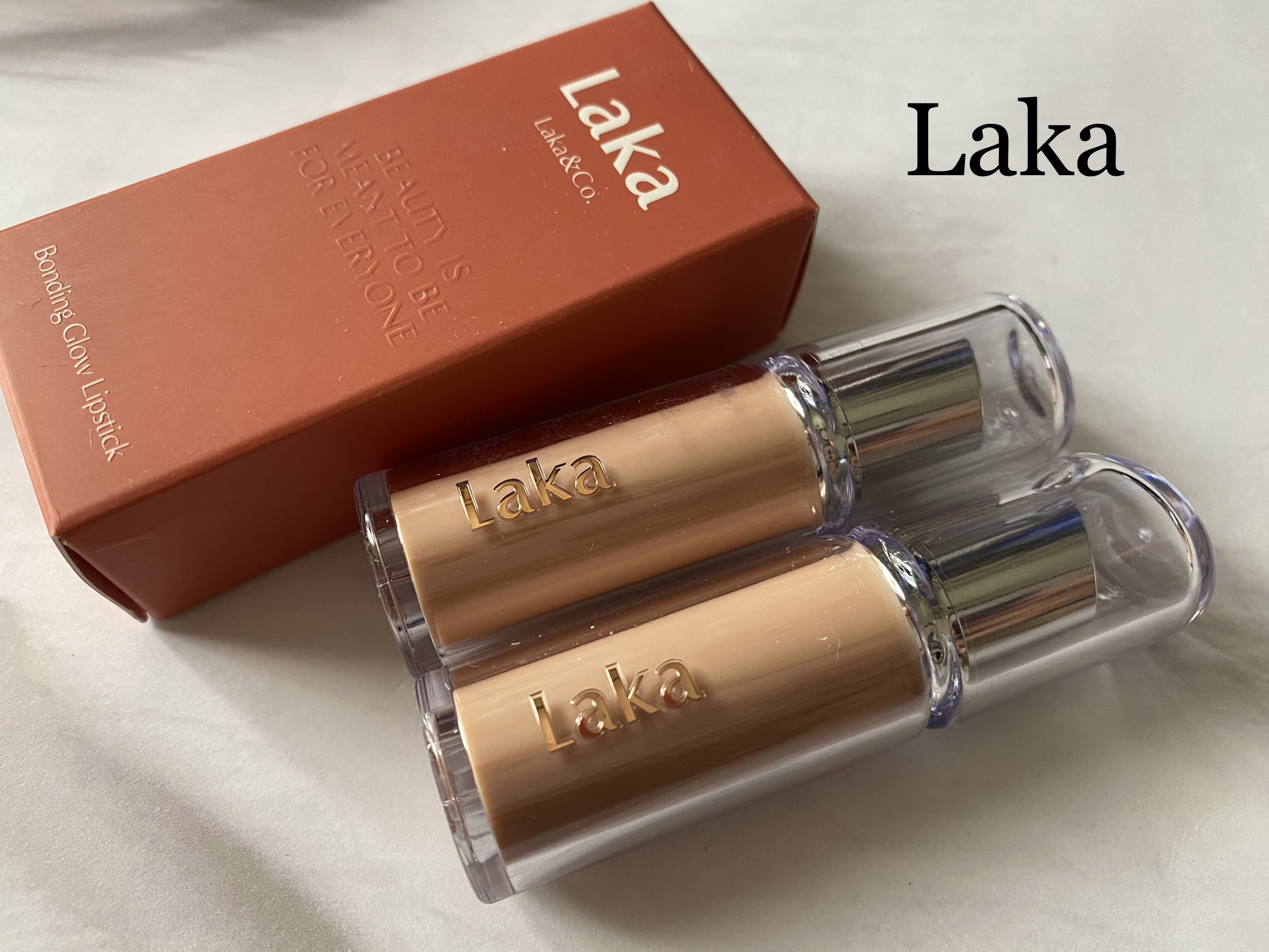 ボンディンググロウリップスティック/Laka/口紅を使ったクチコミ（1枚目）