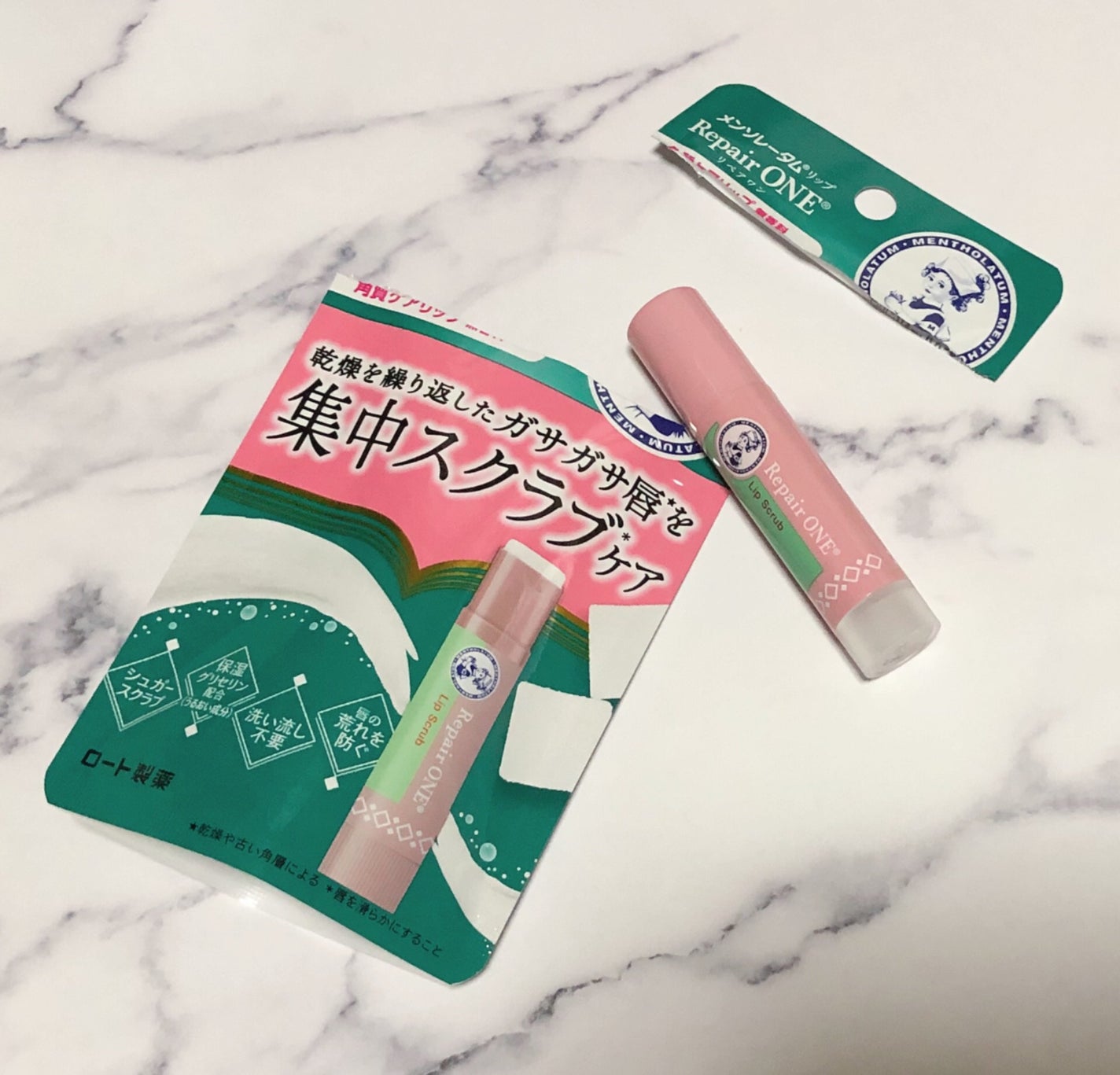 メンソレータム リペアワン 角質ケアリップ/メンソレータム/リップクリームを使ったクチコミ(1枚目)