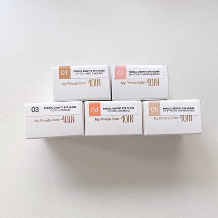 DEWYIT EYE GLOSS/4OlN/ジェル・クリームアイシャドウを使ったクチコミ(4枚目)