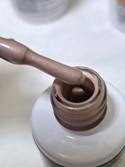 BRG ジェルネイル 16 ライトブラウン/DAISO/ジェルネイルの画像