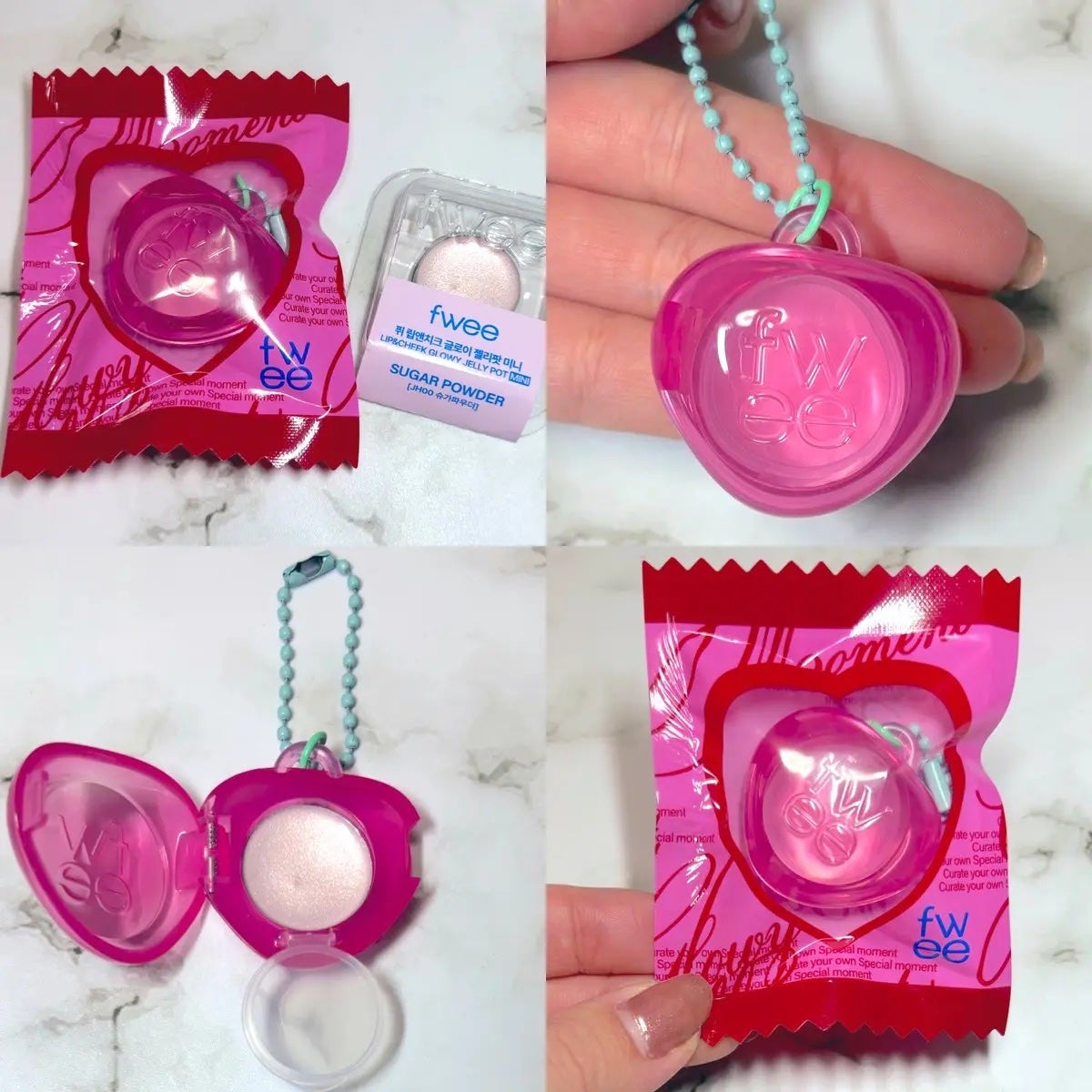 フィー リップアンドチーク グローイジェリーポット/fwee/リップグロスを使ったクチコミ(7枚目)