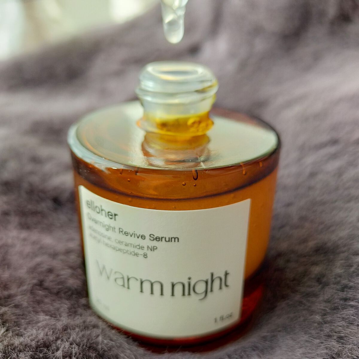 ウォームナイト - Overnight Revive Serum/elloher/美容液を使ったクチコミ（2枚目）