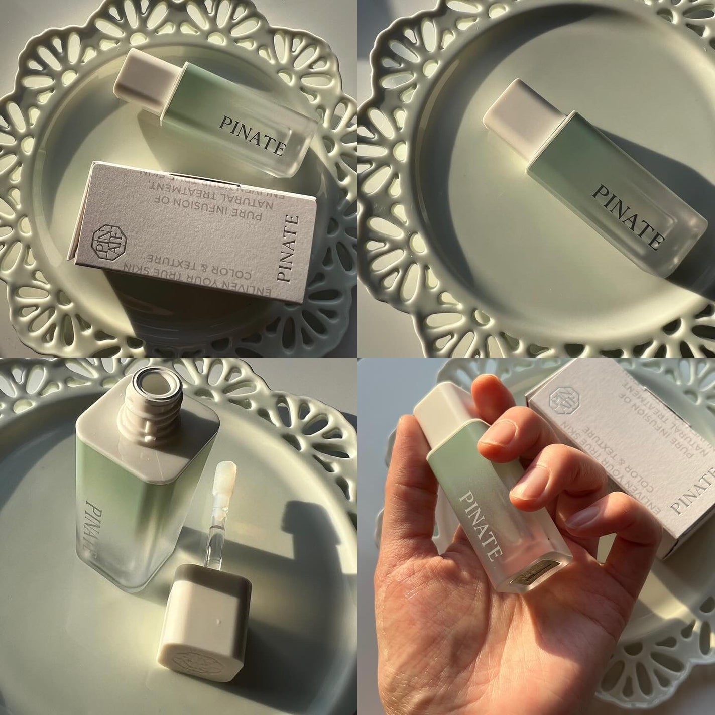 ナチュラルブルームリップオイルセラム 3色セット/PINATE/リップグロスを使ったクチコミ(6枚目)