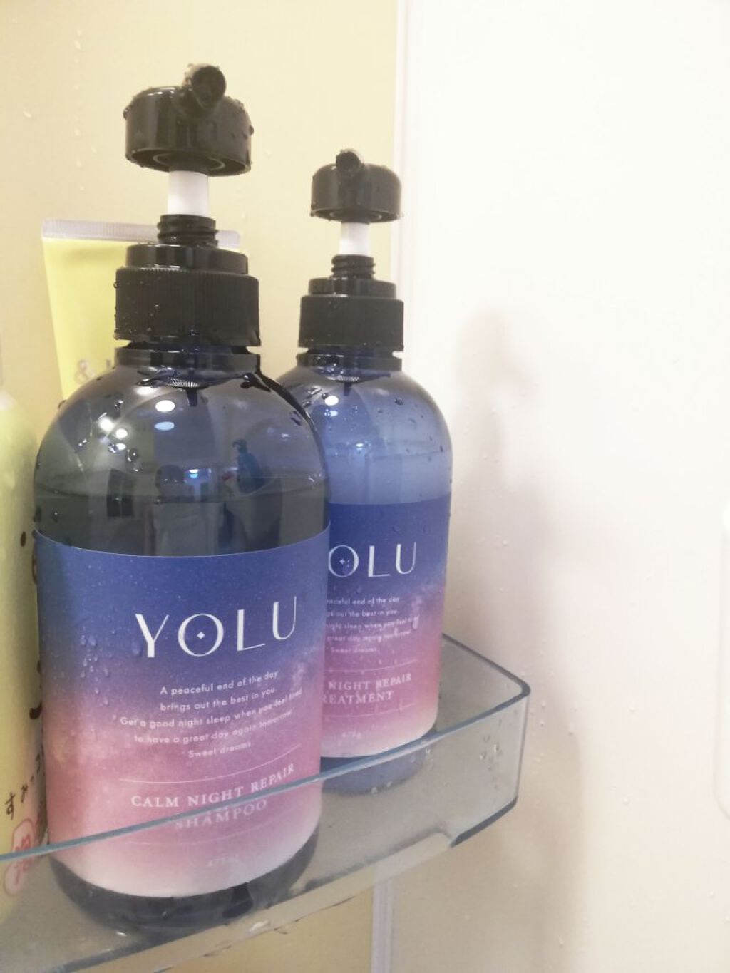 カームナイトリペアシャンプー/トリートメント/YOLU/市販シャンプーを使ったクチコミ(6枚目)