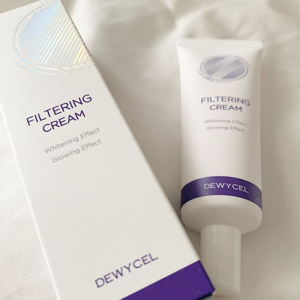 フィルタリングクリーム/DEWYCEL/日焼け止めクリームを使ったクチコミ（1枚目）
