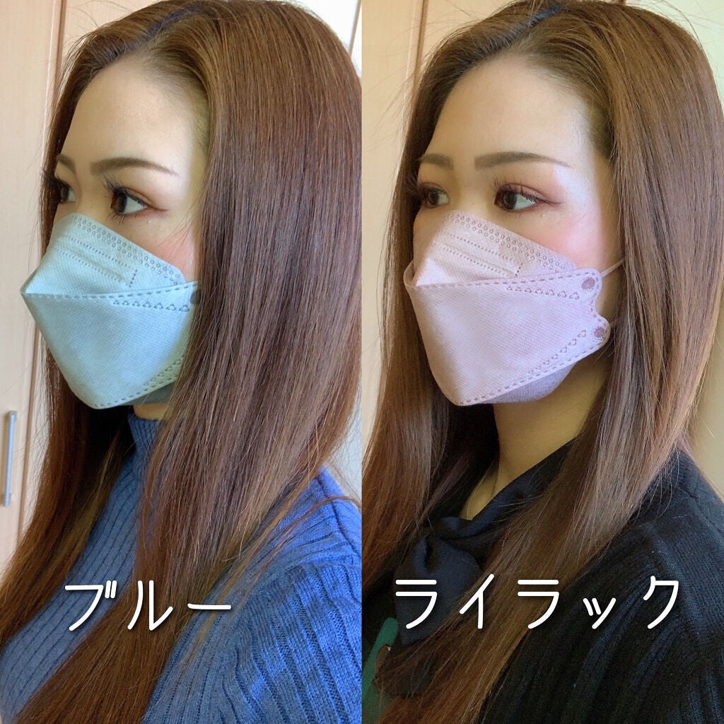 立体構造 不織布マスク/Qoo10/マスクを使ったクチコミ(2枚目)