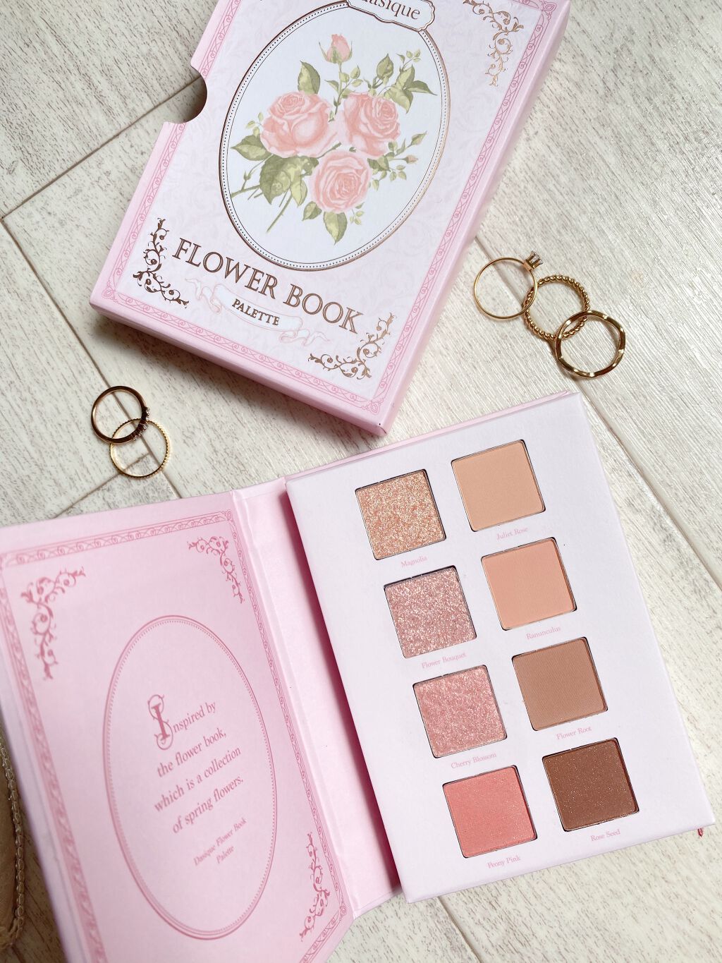 シャドウパレット 08 フラワーブック/dasique/アイシャドウパレットを使ったクチコミ（2枚目）
