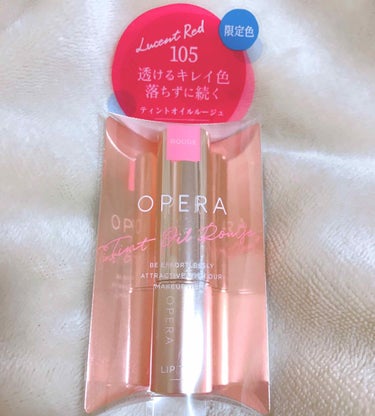 オペラ リップティント N 105 ルーセントレッド(限定色)/OPERA/口紅を使ったクチコミ（1枚目）