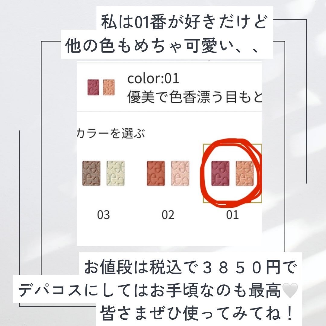 エレガンス エタンセル アルモニーアイズ/Elégance/アイシャドウパレットを使ったクチコミ（3枚目）