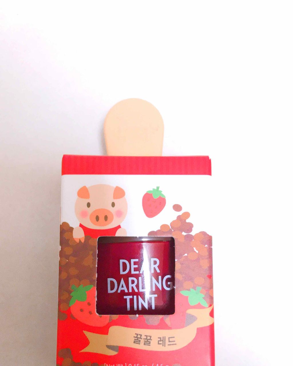 ディアダーリン ウォータージェルティント （アイスティント）/ETUDE/口紅を使ったクチコミ（1枚目）