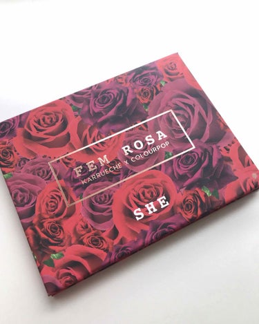 Fem Rosa Karrueche - Pressed Powder Shadow Palette - She/ColourPop/アイシャドウパレットを使ったクチコミ（1枚目）