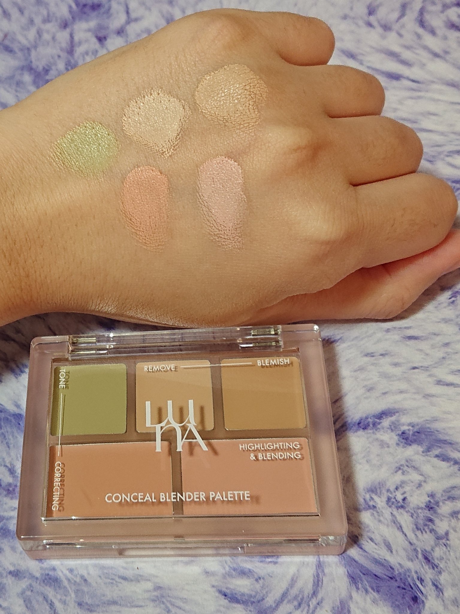 コンシールブレンダーパレット/LUNA/パレットコンシーラーを使ったクチコミ（1枚目）