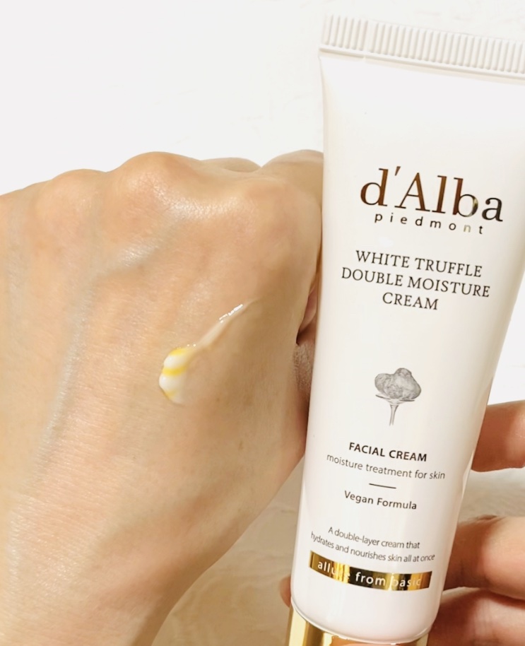 ホワイトトリュフダブルモイスチャークリーム/ダルバ/フェイスクリームを使ったクチコミ（3枚目）
