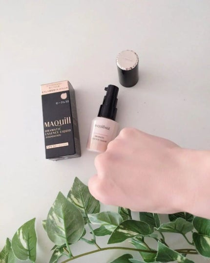 ドラマティックエッセンスリキッド/マキアージュ/リキッドファンデーションを使ったクチコミ(5枚目)