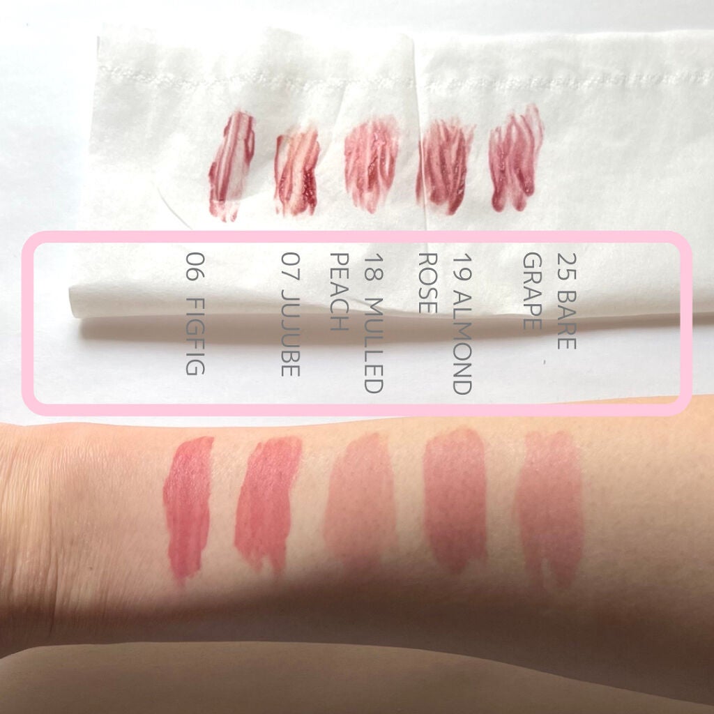 ジューシーラスティングティント/rom&nd/リップティントを使ったクチコミ(3枚目)