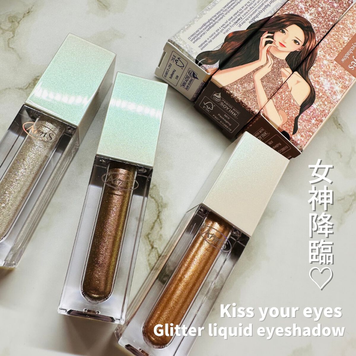 ★AMITY★ on LIPS 「女神降臨コラボのアイテムがpowderroom様より、レビュア..」(1枚目)