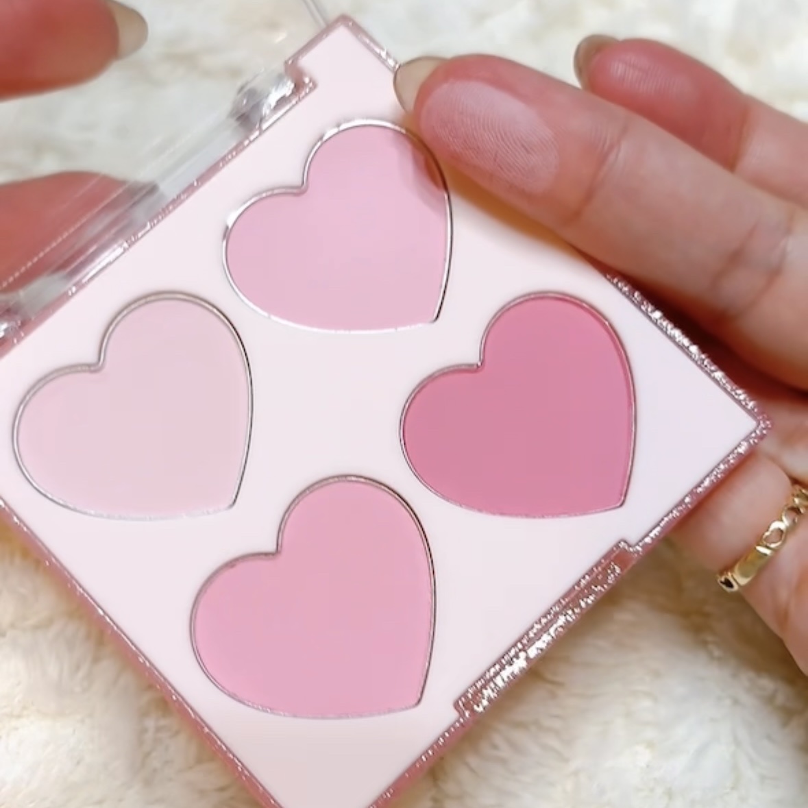 ブレンディングムードチーク 13 スウィートハート/dasique/パウダーチークを使ったクチコミ（3枚目）