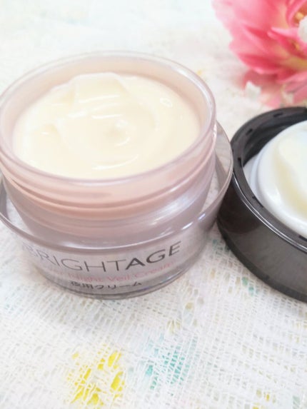 オーバーナイト ヴェールクリーム/BRIGHTAGE/フェイスクリームを使ったクチコミ(2枚目)