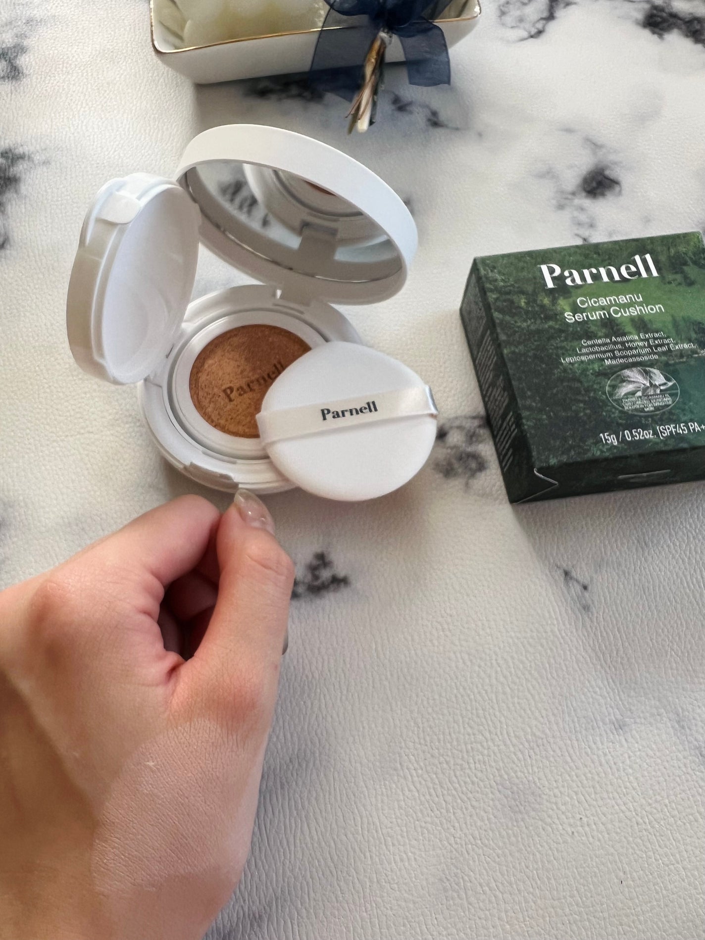 シカマヌ セラム クッションファンデ/parnell/クッションファンデーションを使ったクチコミ(2枚目)