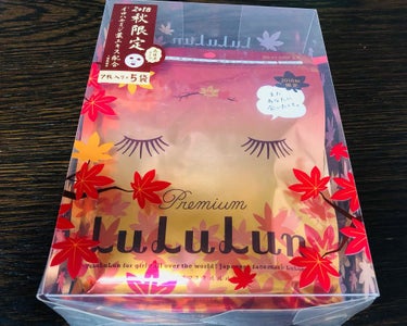 2018.9.15発売❤️
紅葉プレミアムルルルン2018

ルルルン通販で購入しました😊
パッケージが可愛い❤️
秋限定なので高保湿タイプです😍