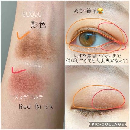 AQ アイシャドウ 04/DECORTÉ/単色アイシャドウを使ったクチコミ(3枚目)