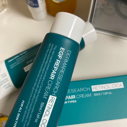 レチノールシカEGFリペアクリーム/DERMA RESEARCH/フェイスクリームを使ったクチコミ(1枚目)