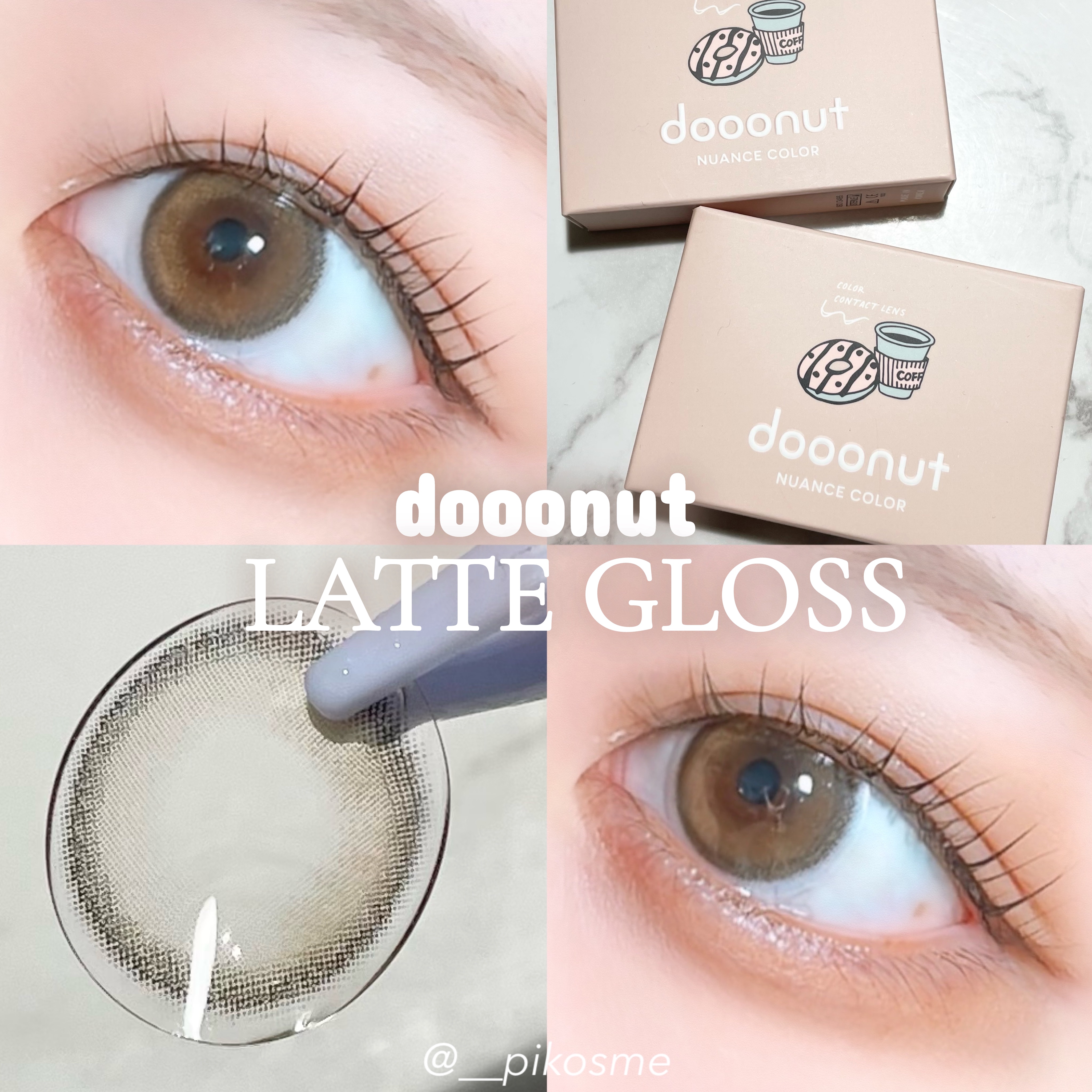 dooonut /WEEKENDSHOP/１ヶ月（１MONTH）カラコンを使ったクチコミ（1枚目）