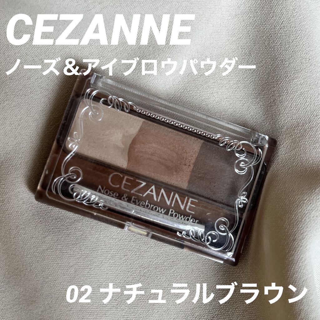 ノーズ＆アイブロウパウダー/CEZANNE/パウダーアイブロウを使ったクチコミ（1枚目）