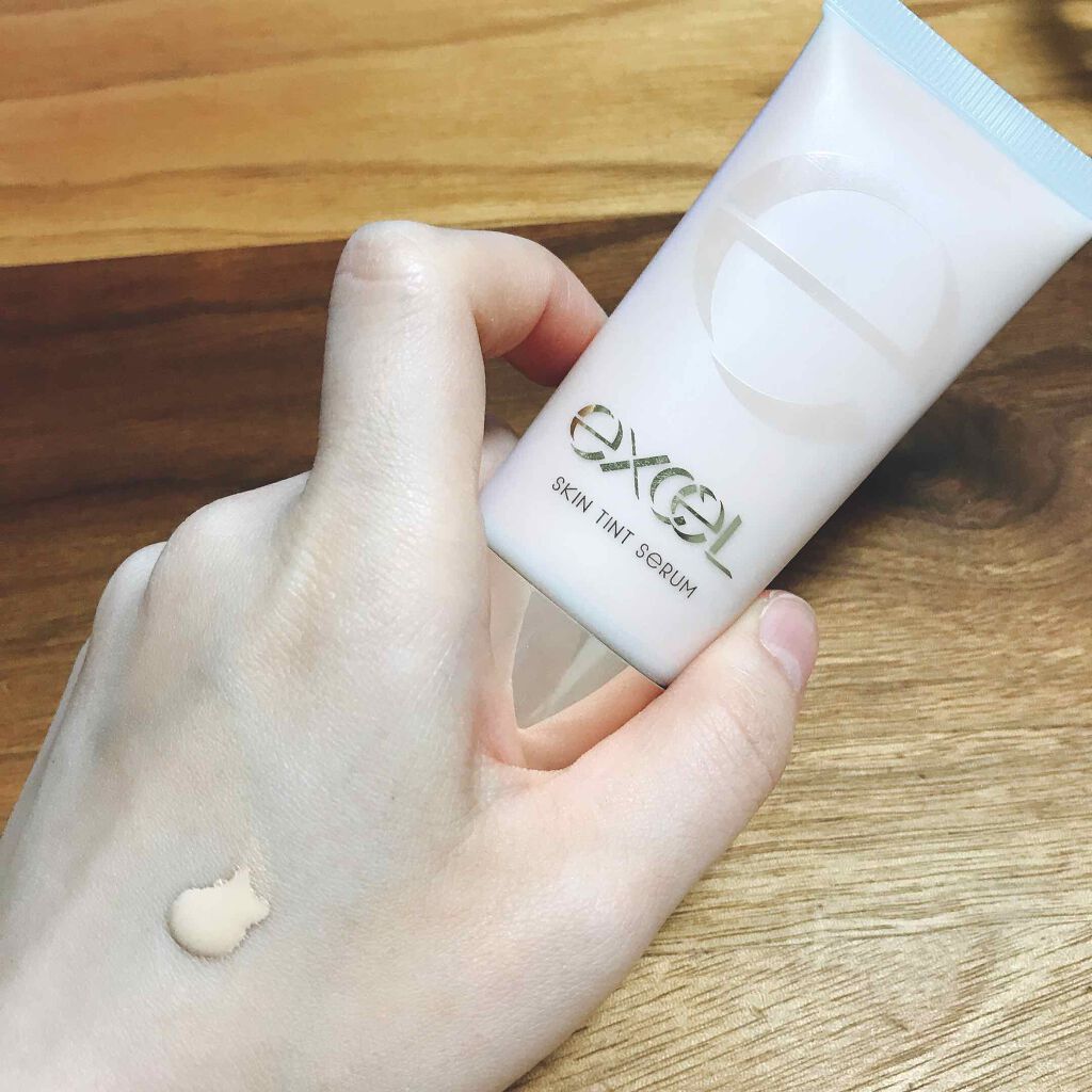 スキンティントセラム/excel/リキッドファンデーションを使ったクチコミ(1枚目)