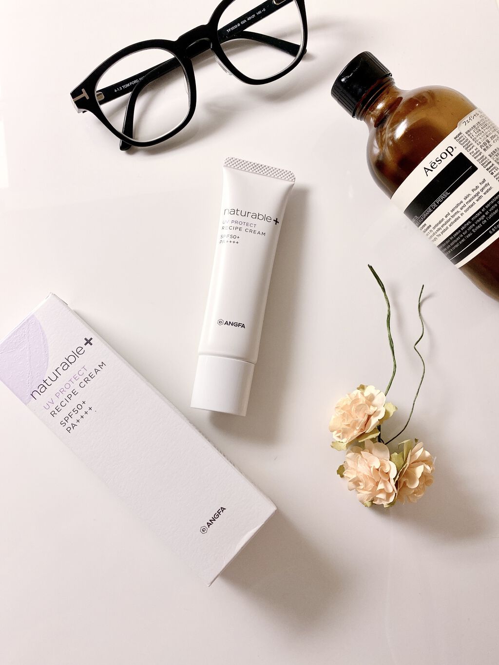 ナチュラブルプラス レシピクリーム UVプロテクト/ナチュラブルプラス/日焼け止めクリームを使ったクチコミ（1枚目）