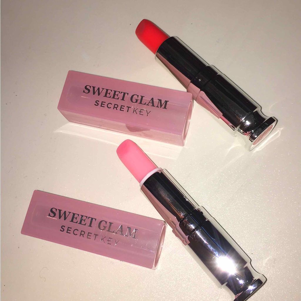 SWEET GLAM TINT GLOW/SECRET KEY/口紅を使ったクチコミ（1枚目）