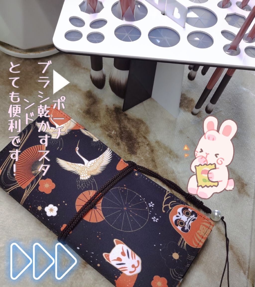 メイクブラシ 11本セット/Lily star/メイクブラシを使ったクチコミ(3枚目)