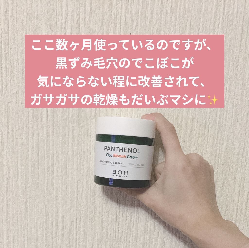 ダーマインテンシブシカパンテノールブラミッシュクリーム/BIOHEAL BOH/フェイスクリームを使ったクチコミ（3枚目）