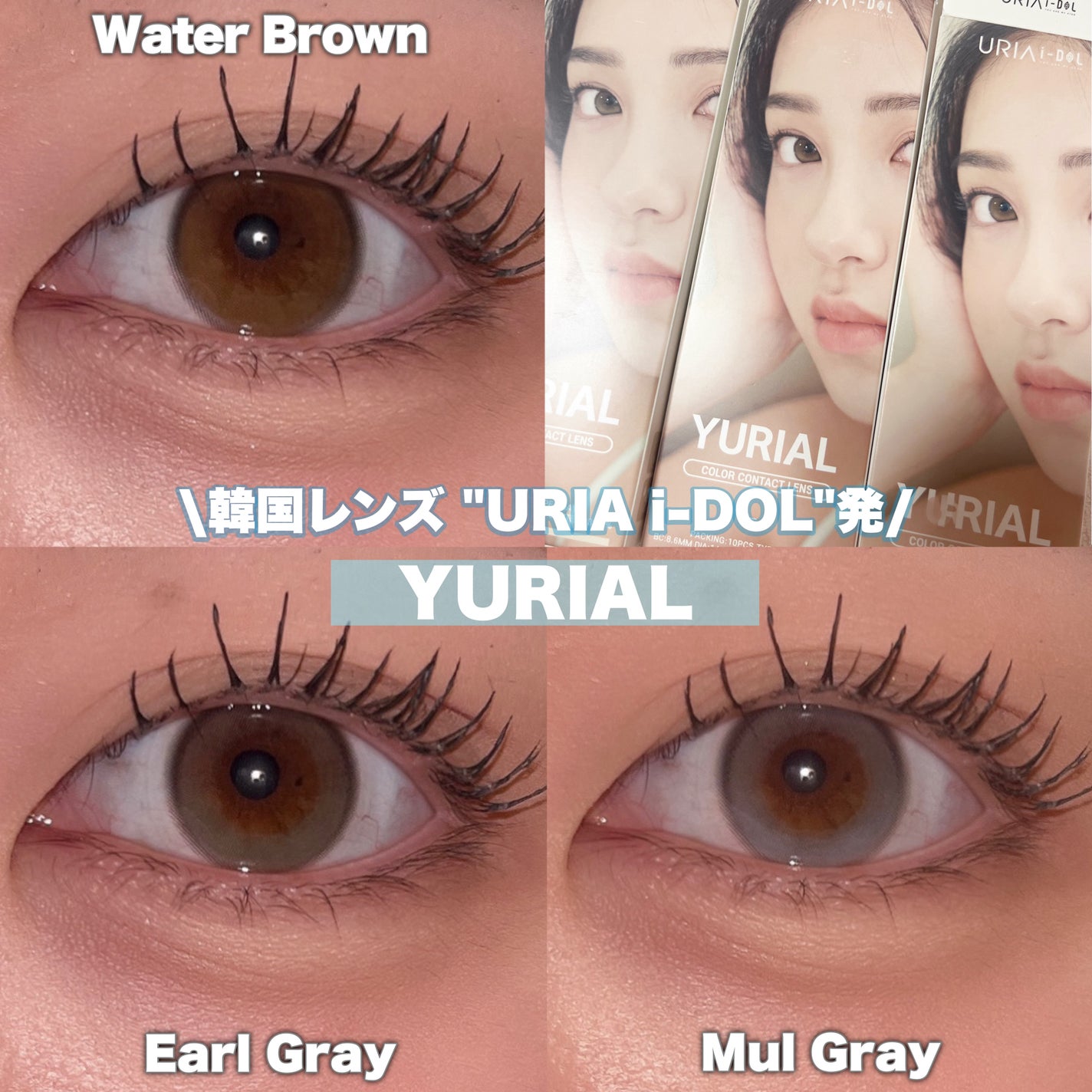 YURIAL Monthly/i-DOL/カラーコンタクトレンズを使ったクチコミ(1枚目)