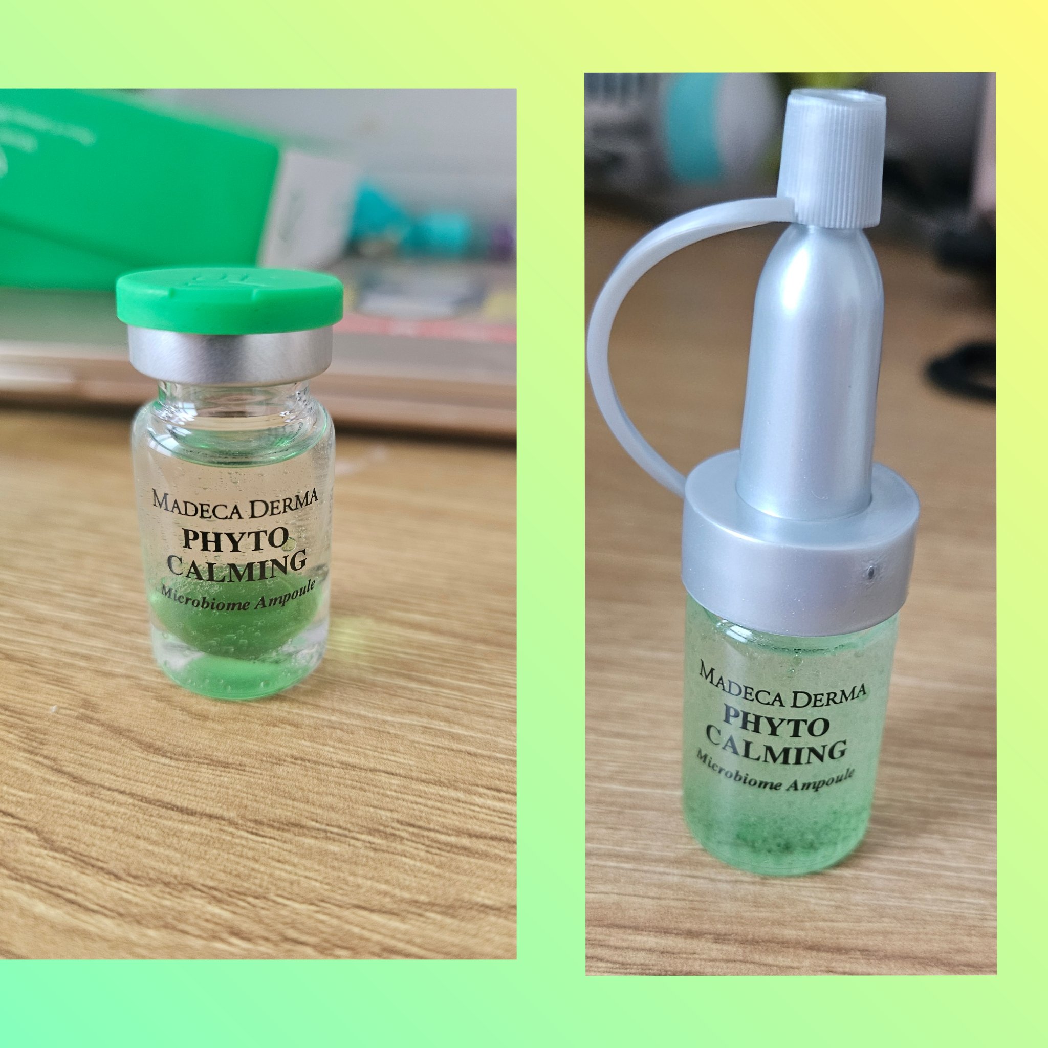フィトカーミング マイクロバイオームアンプル/マデカダーマ/美容液を使ったクチコミ（2枚目）