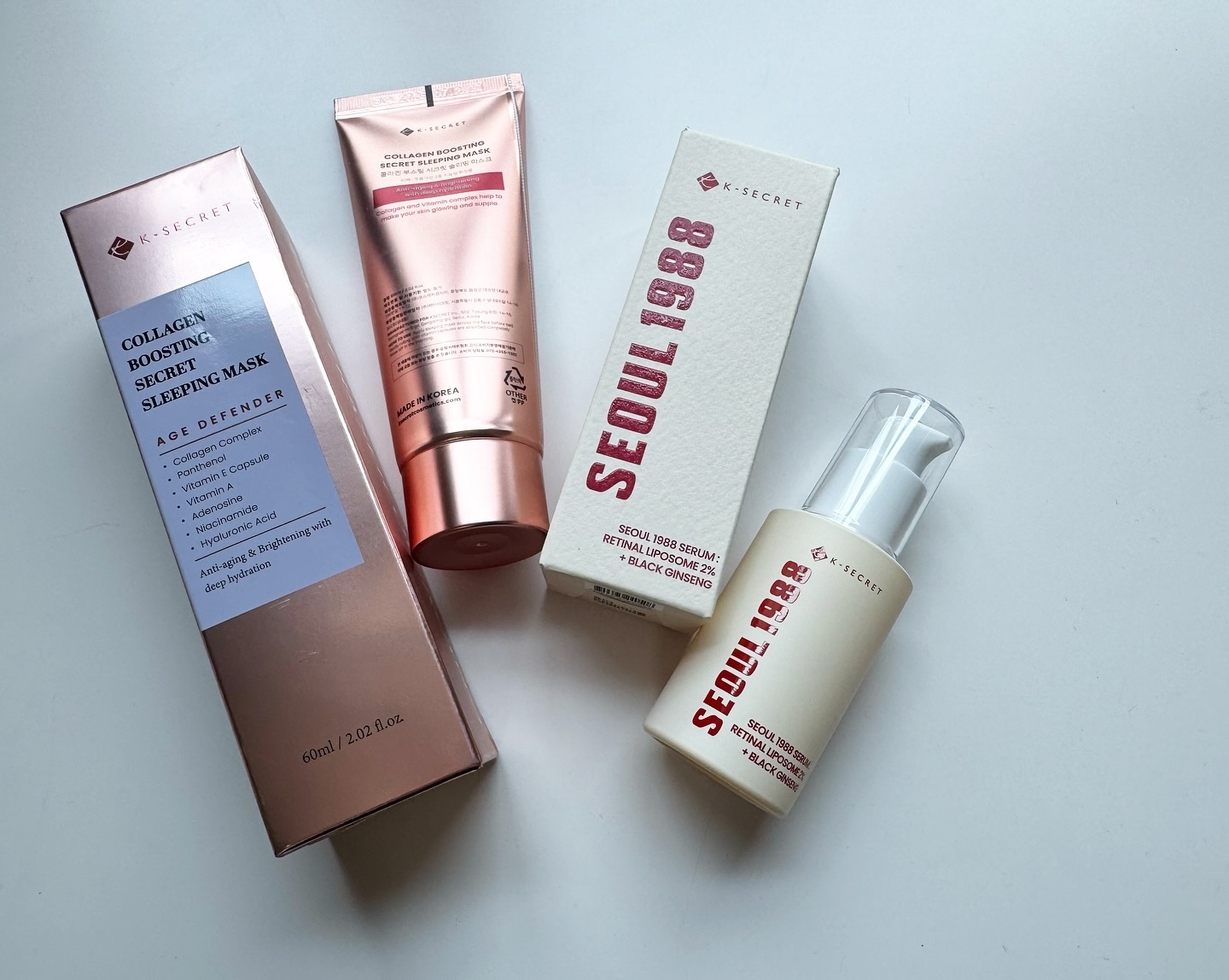 コラーゲンブースティング・シークレット スリーピングマスク/K-SECRET/フェイスクリームを使ったクチコミ（2枚目）