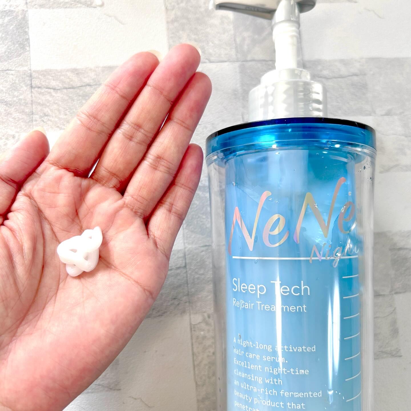 スリープテック リペア シャンプー／ヘアトリートメント/NeNe Night/市販シャンプーを使ったクチコミ（3枚目）