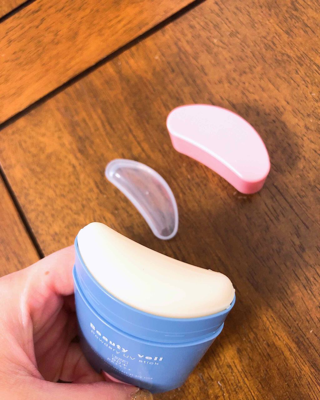 パウダリーUVスティック/Beauty veil/日焼け止めスティックを使ったクチコミ（2枚目）