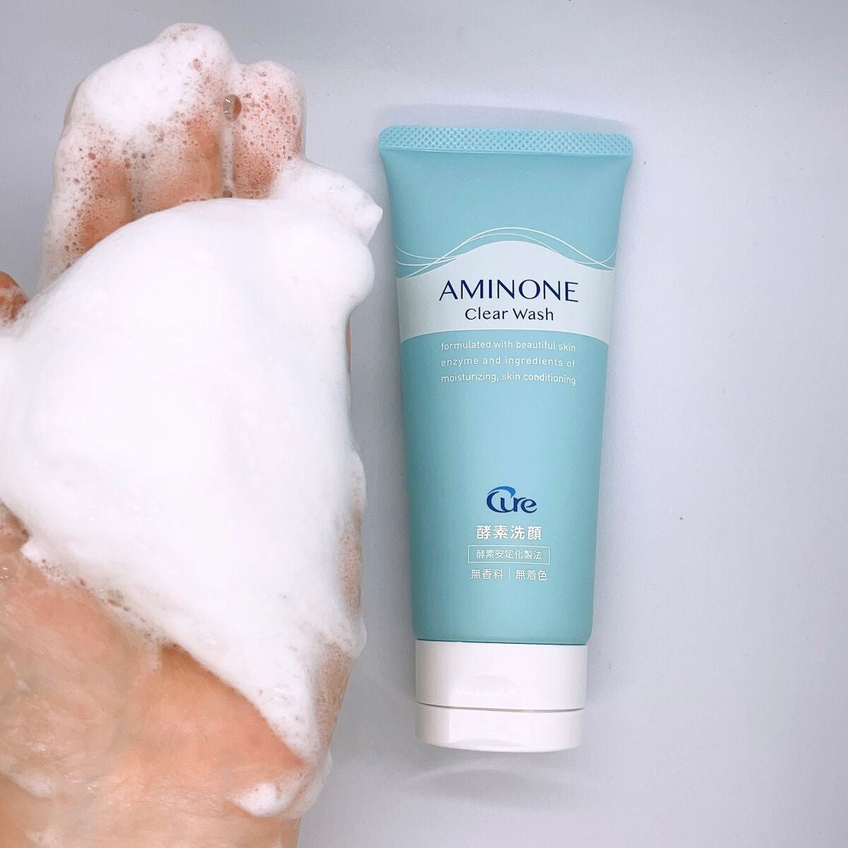 アミノネクリアウォッシュ/Cure/洗顔フォームを使ったクチコミ(3枚目)