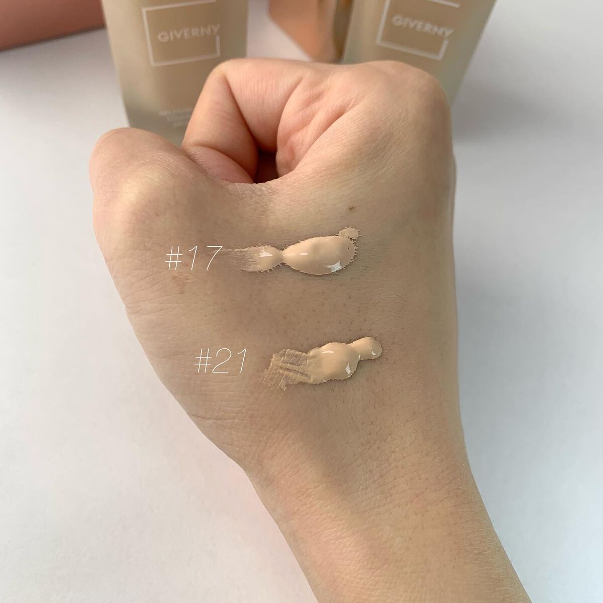 密着カバーファンデーション/GIVERNY/リキッドファンデーションを使ったクチコミ（3枚目）