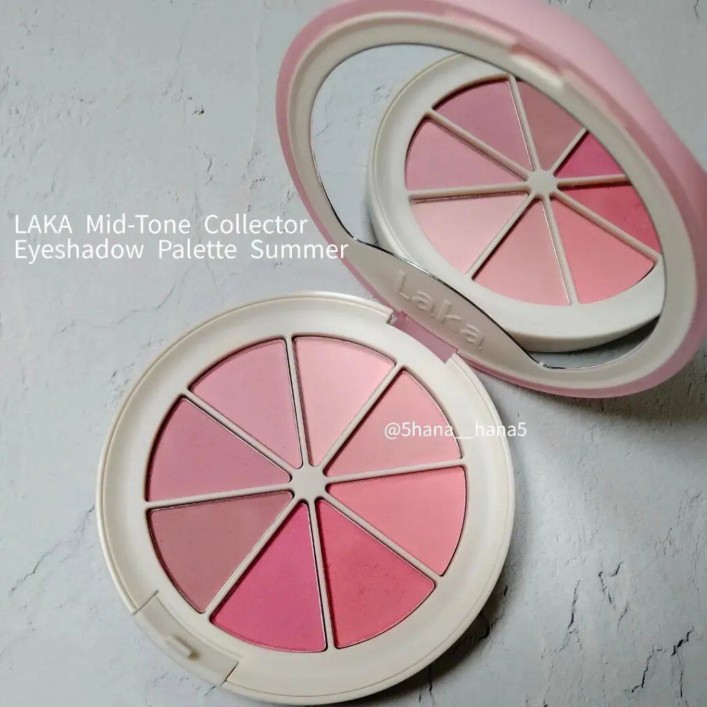 ミドルトーンアイシャドウコレクターパレット/Laka/アイシャドウパレットを使ったクチコミ（2枚目）