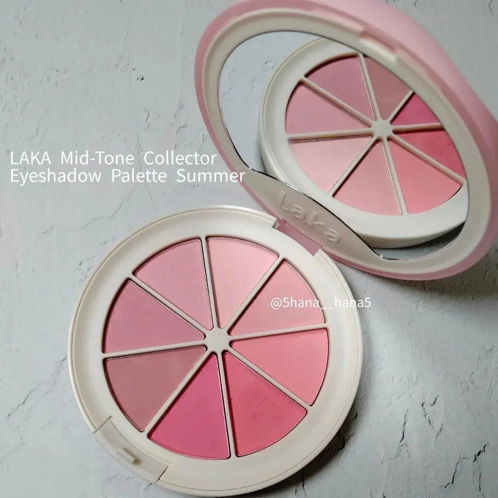 ミドルトーンアイシャドウコレクターパレット/Laka/アイシャドウパレットを使ったクチコミ(2枚目)